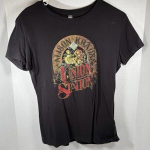 Alison Krauss- Black Union Station Graphic T-Shirt